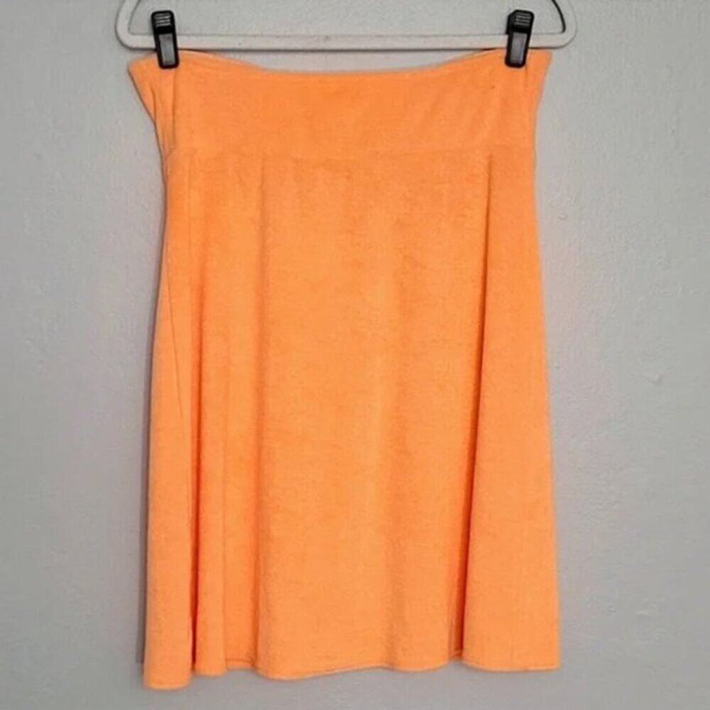 Show Me Your Mumu Women's Size L Orange Terry Cloth Soft Mini Dress Summer Ready - Picture 5 of 9